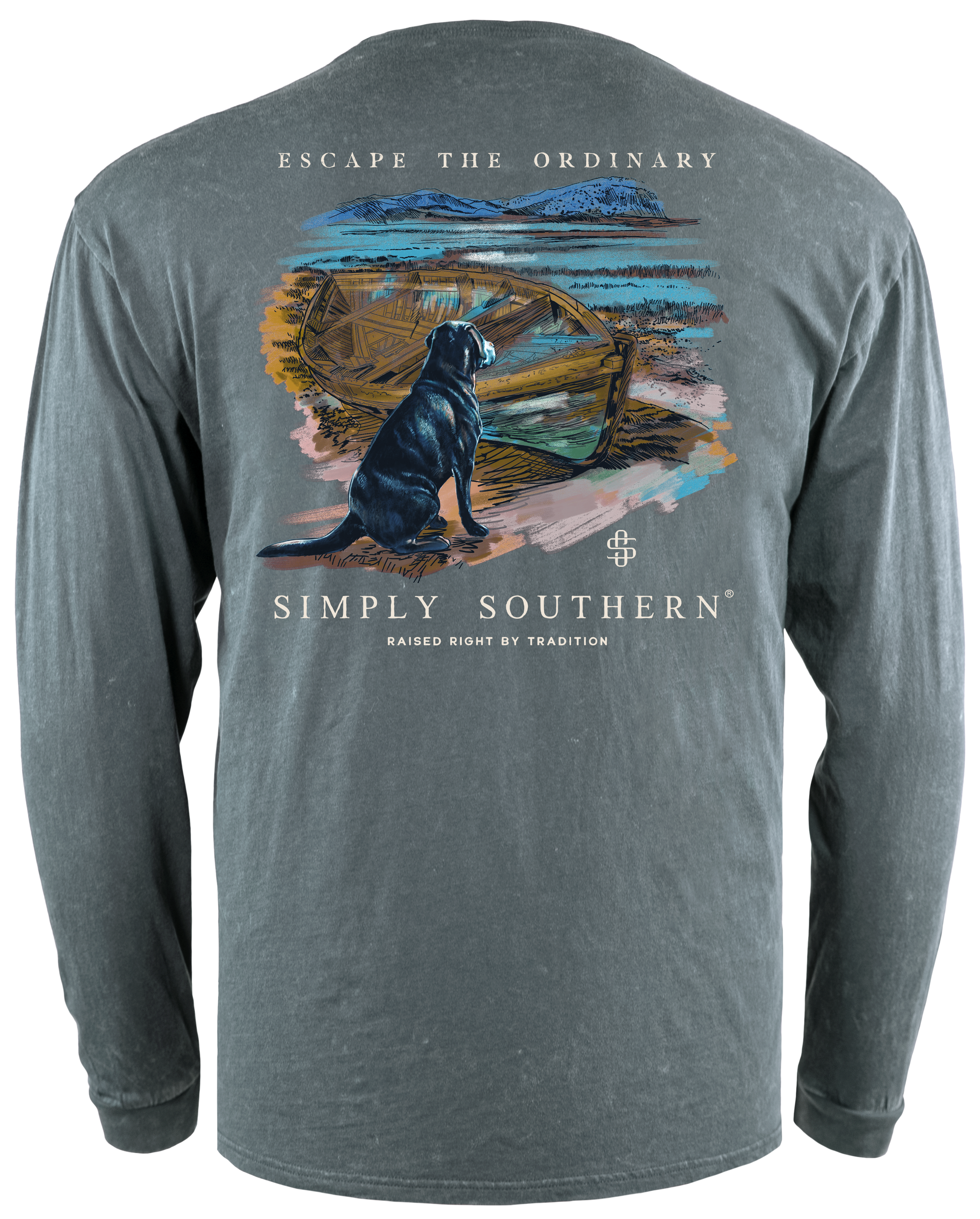 SALE Simply Southern Dog Lake Storm Unisex Long Sleeve T-Shirt