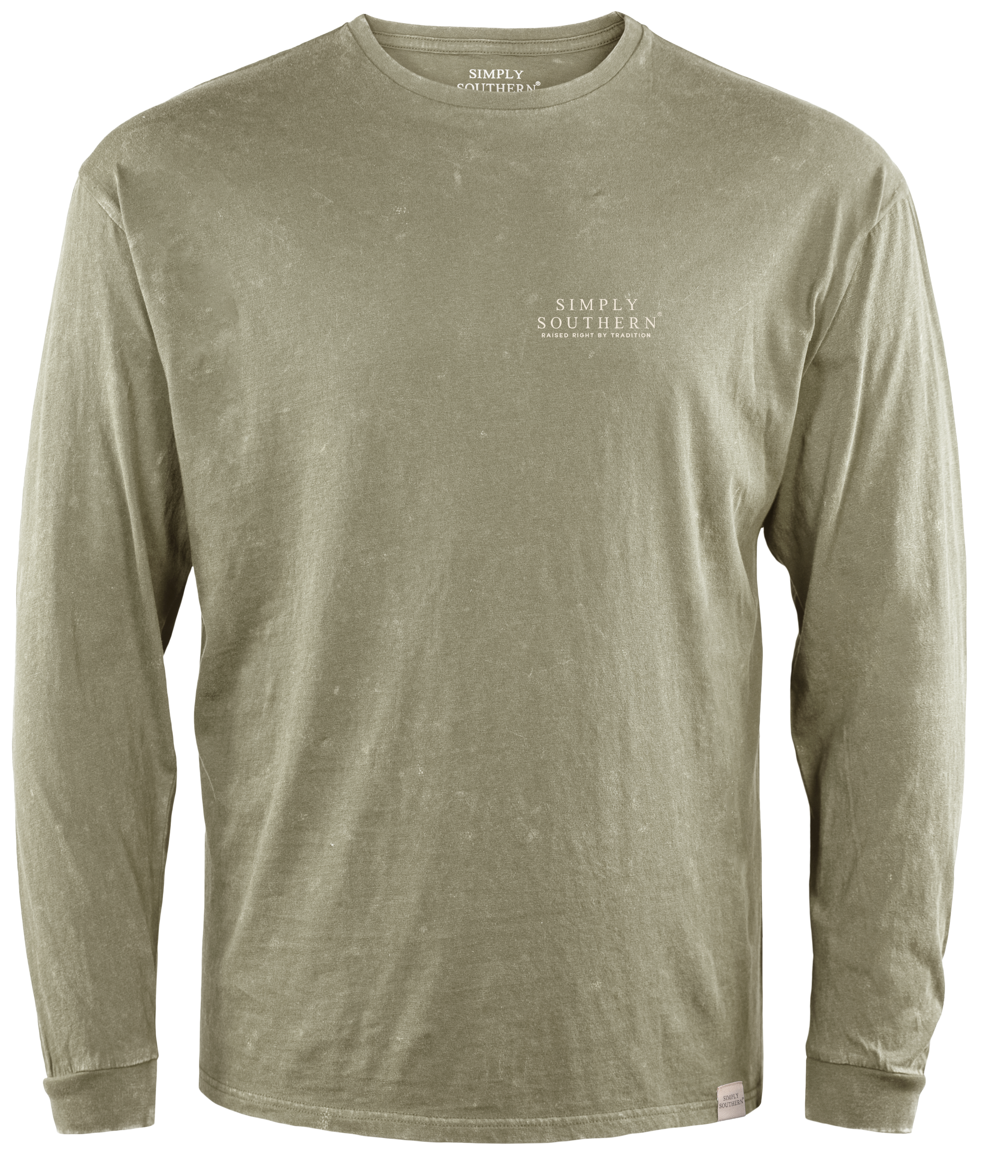 SALE Simply Southern Nature Dog Olive Unisex Long Sleeve T-Shirt