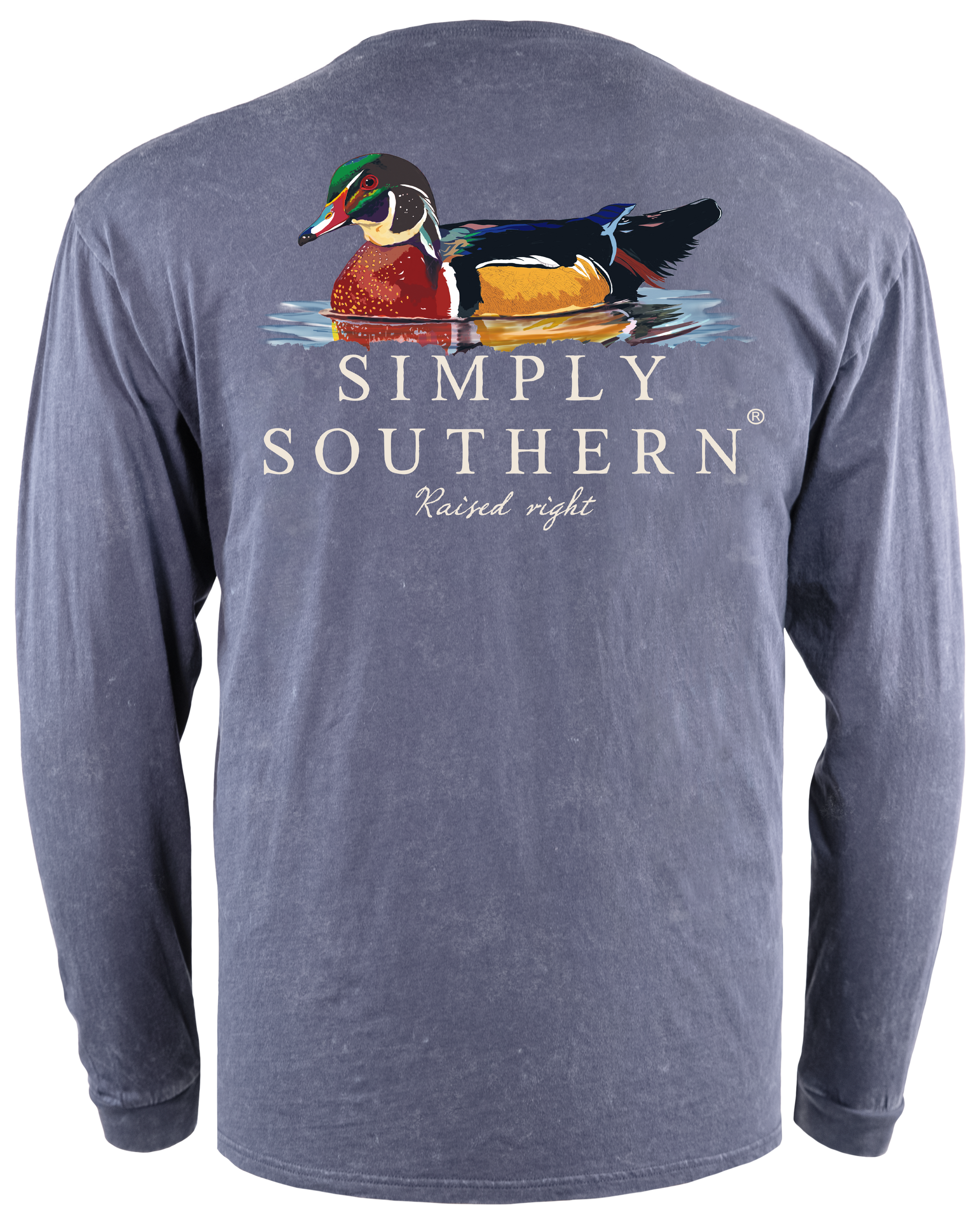 SALE Simply Southern Duck Indigo Unisex Long Sleeve T-Shirt