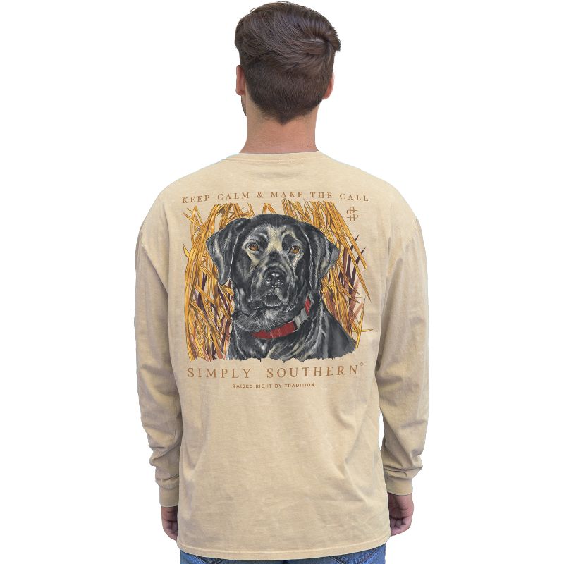 SALE Simply Southern Hunt Dog Sand Unisex Long Sleeve T-Shirt
