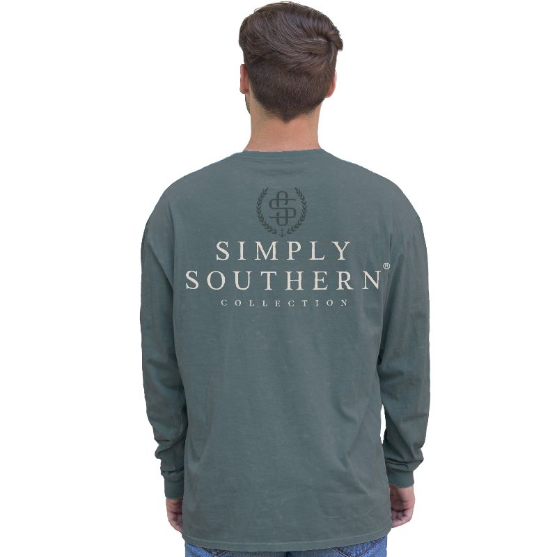SALE Simply Southern Logo Storm Unisex  Long Sleeve T-Shirt