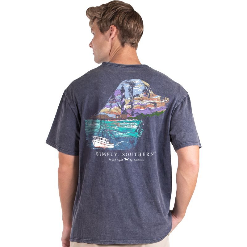 SALE Simply Southern Lighthouse Dog Unisex T-Shirt