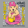 Southern Couture Classic Love What You Play Softball T-Shirt
