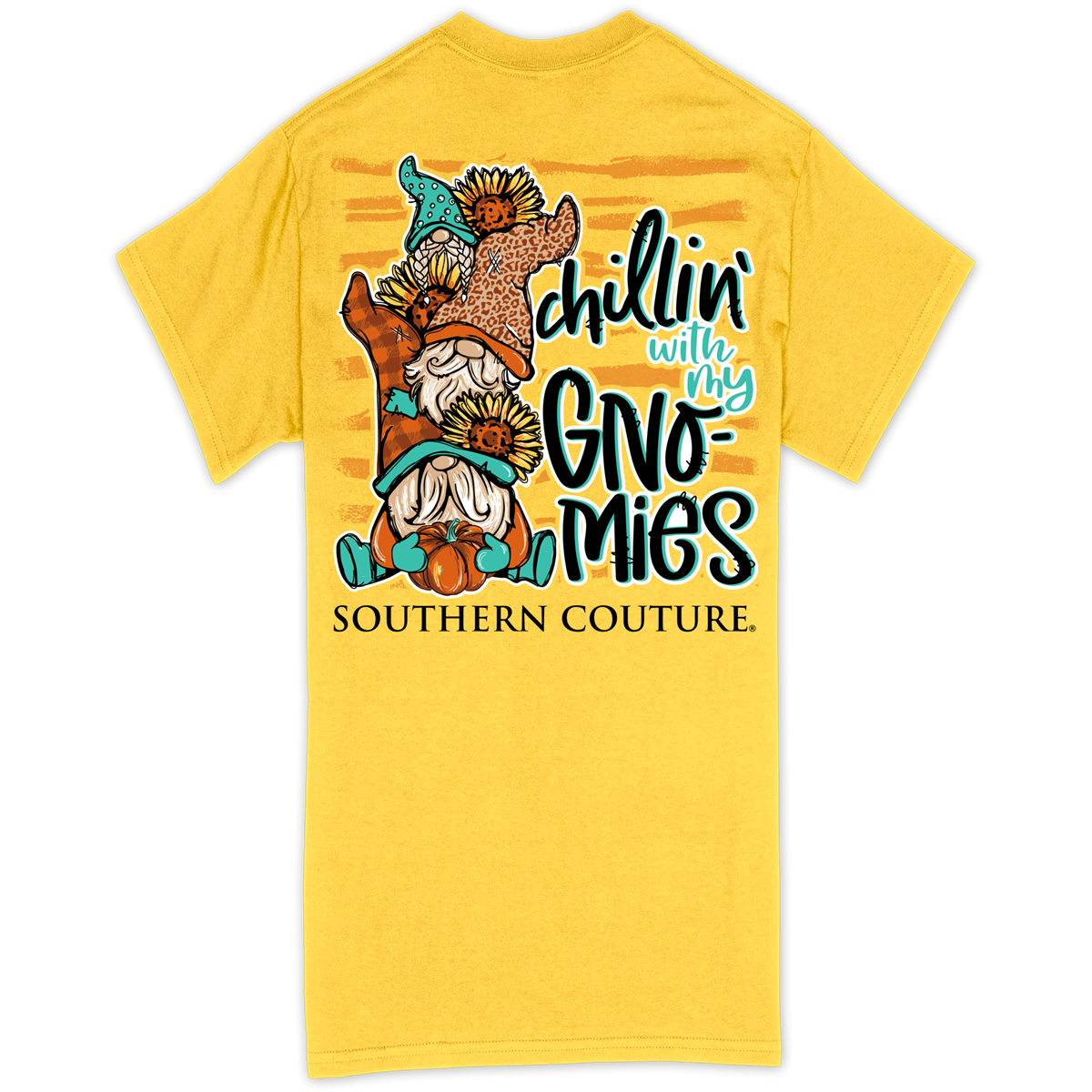 Southern Couture Classic Chillin' with My Gnomies Fall T-Shirt