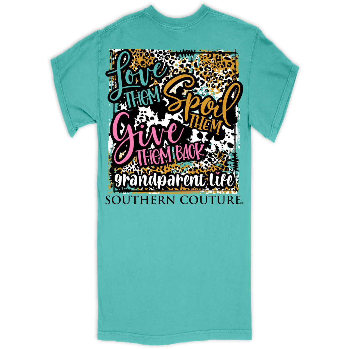 Southern Couture Spoil Them Grandparent Life Comfort Colors T-Shirt