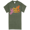 Southern Couture Y&#39;All Military Green Soft T-Shirt