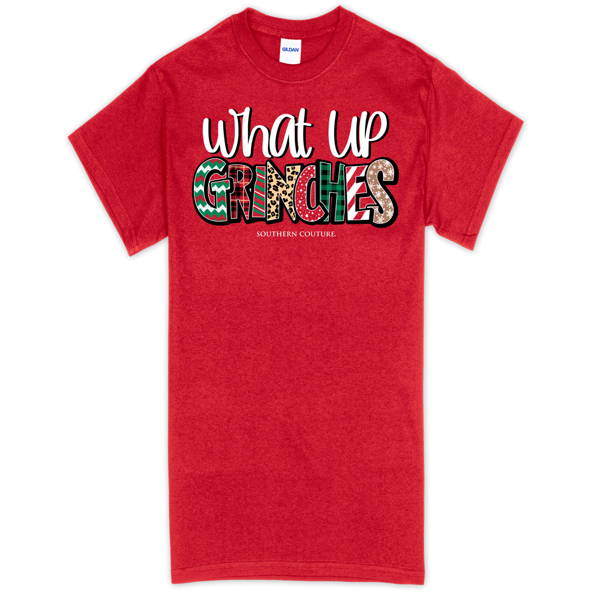 Southern Couture What Up Grinches Holiday Soft T-Shirt