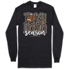 Southern Couture Leopard Touchdown Season Football Soft Long Sleeve T-Shirt