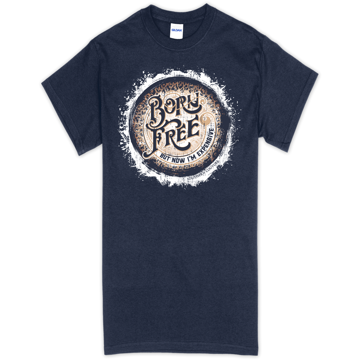 Southern Couture Born Free Soft T-Shirt