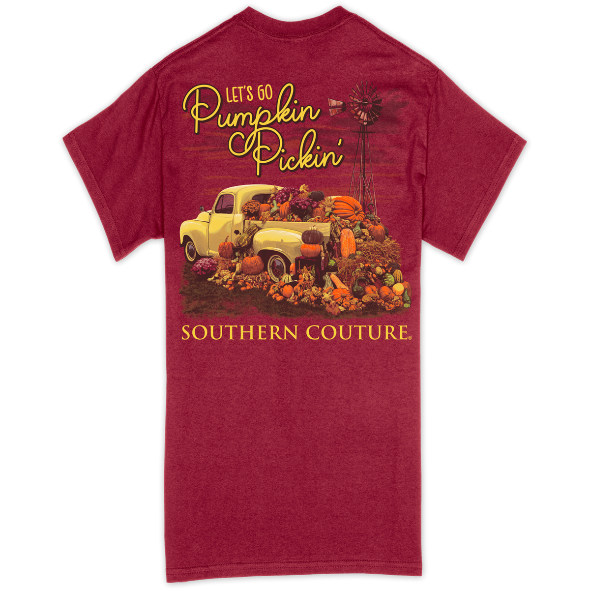 SALE Southern Couture Classic Lets Go Pumpkin Pickin Fall T-Shirt