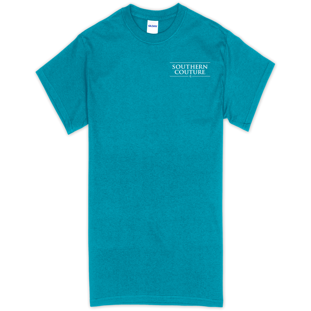 Southern Couture Classic Don't Worry Be Happy Turtle T-Shirt