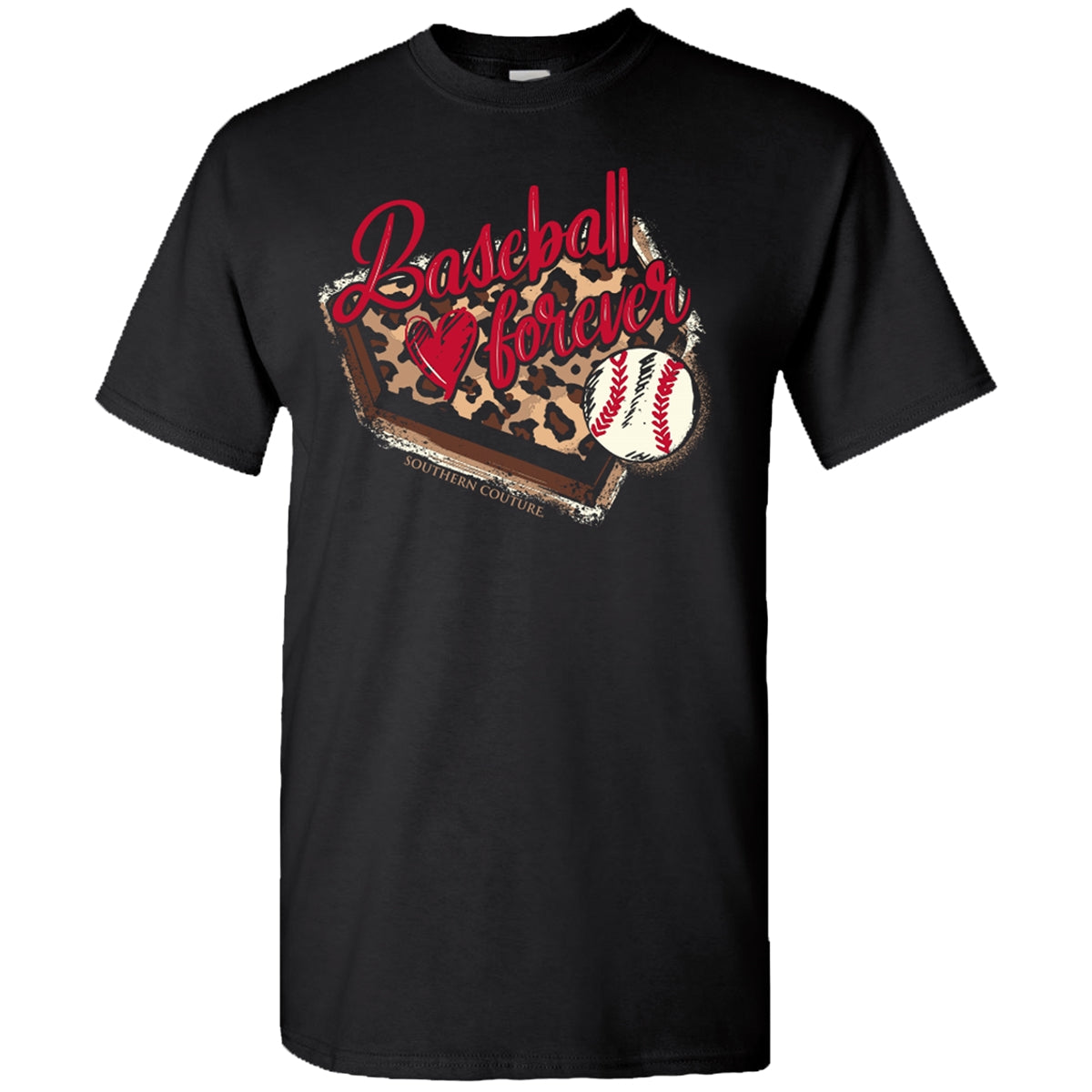 Southern Couture Soft Collection Baseball Forever T-Shirt