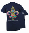 Southern Couture Funky Fleur De Lis T-Shirt