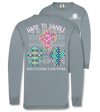 Southern Couture Hard to Handle Comfort Colors Long Sleeve T-Shirt