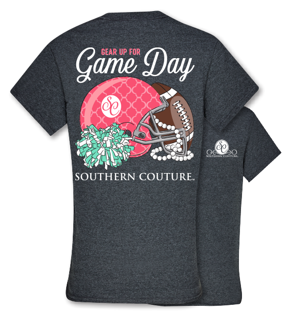 SALE Southern Couture Preppy Gear Up for Game Day Football T-Shirt