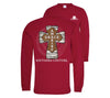 Southern Couture Preppy Amazing Grace Cross Faith Long Sleeve T-Shirt - SimplyCuteTees