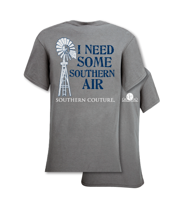 Southern Couture I Need Some Southern Air Front Print Girlie Bright T Shirt