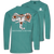 Southern Couture Painted Elephant Comfort Colors Long Sleeve T-Shirt