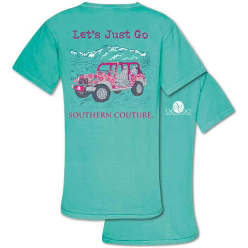 Sale Southern Couture Lets Just Go Comfort Colors T-Shirt