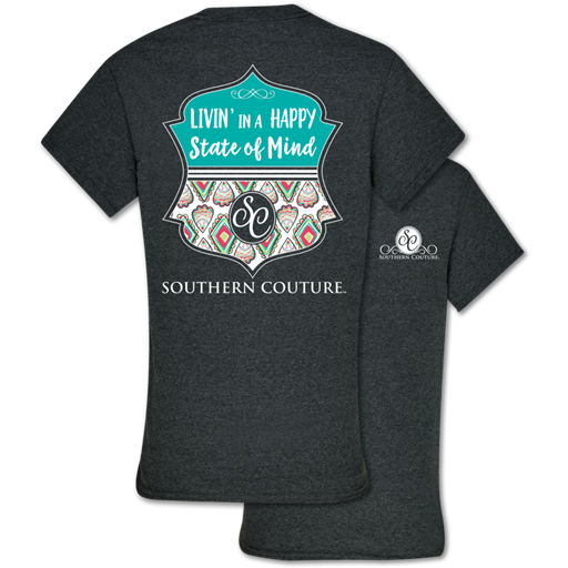 Southern Couture Preppy Happy State of Mind T-Shirt