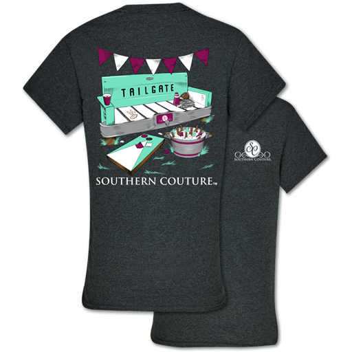 Sale Southern Couture Preppy Tailgate Bench Fall T-Shirt