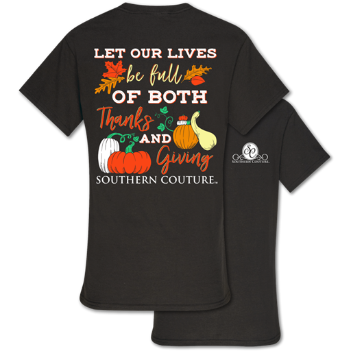Sale Southern Couture Preppy Thanks &amp; Giving Fall T-Shirt