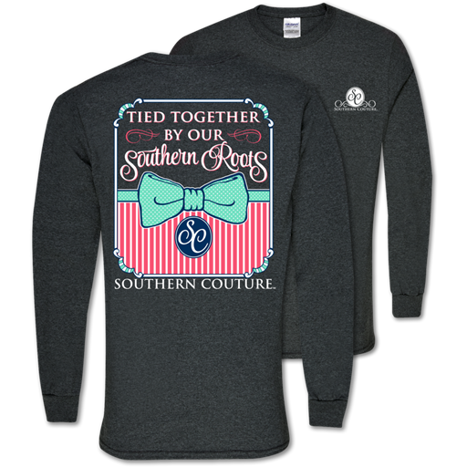 Southern Couture Classic Tied Together Southern Roots Long Sleeve T-Shirt