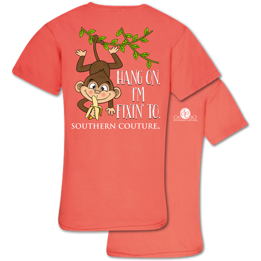 Southern Couture Fixin' To Monkey Comfort Colors T-Shirt