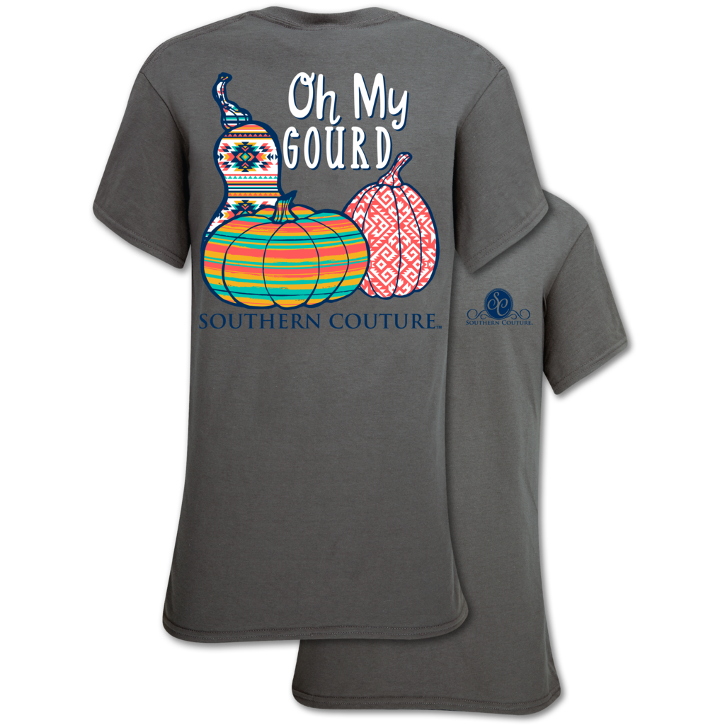 Southern Couture Classic Oh My Gourd Pumpkins Fall T-Shirt