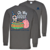 Southern Couture Classic Oh My Gourd Pumpkins Fall Long Sleeve T-Shirt