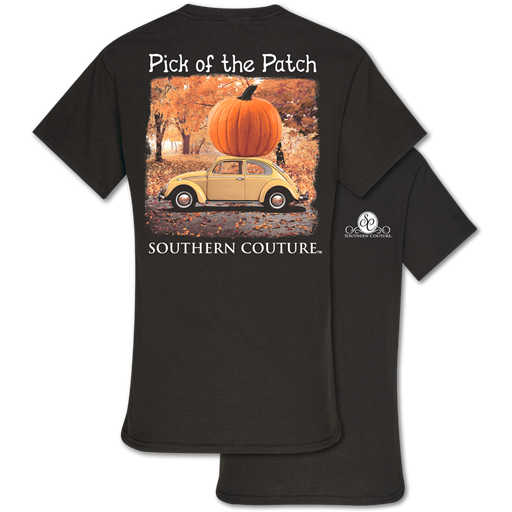 Sale Southern Couture Classic Pick of Patch Pumpkin Fall T-Shirt
