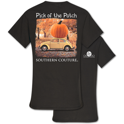 Southern Couture Classic Pick of Patch Pumpkin Fall T-Shirt