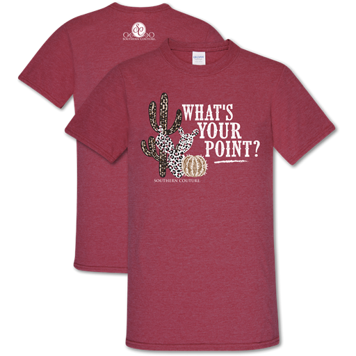 Southern Couture Soft Collection What's Your Point Cactus T-Shirt