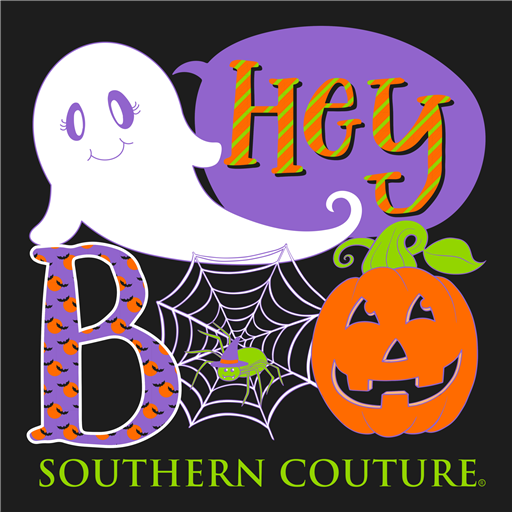 SALE Southern Couture Classic Boo Halloween Fall Long Sleeve T-Shirt
