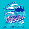 Southern Couture Floats Your Boat Lake Comfort Colors T-Shirt
