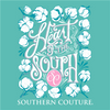 Southern Couture Heart of the South Cotton Comfort Colors T-Shirt