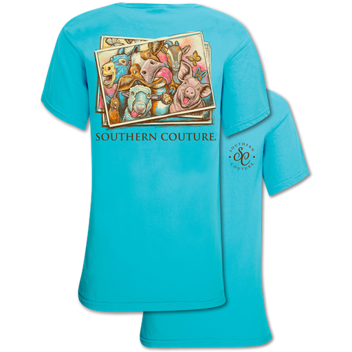 Southern Couture Farm Selfie Comfort Colors T-Shirt