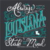Southern Couture Classic Collection Louisiana State Of Mind T-Shirt