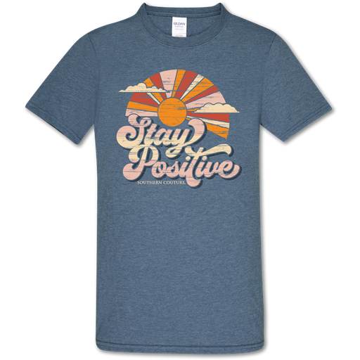 Southern Couture Soft Collection Stay Positive Sunset T-Shirt