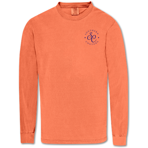 SALE Southern Couture Spread Joy Elephant Comfort Colors Long Sleeve T-Shirt