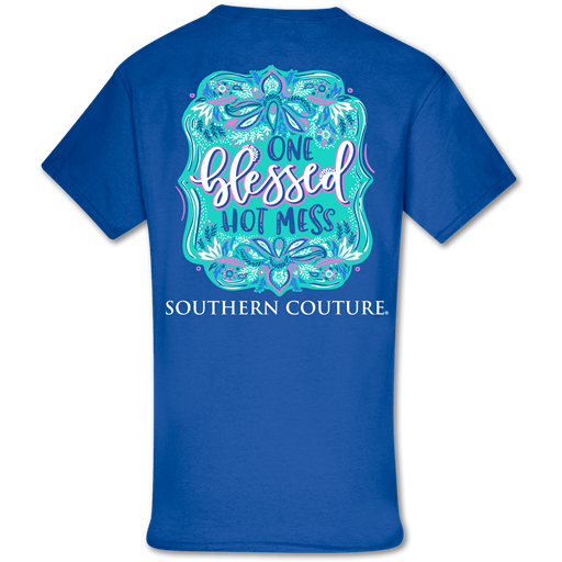 Southern Couture Classic Blessed Hot Mess T-Shirt