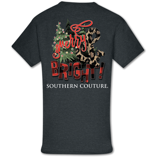 Southern Couture Classic Merry &amp; Bright Holiday T-Shirt