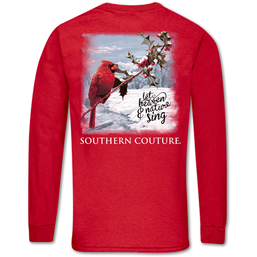SALE Southern Couture Classic Heaven &amp; Nature Holiday Long Sleeve T-Shirt