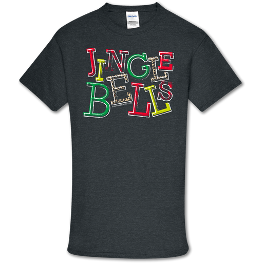 SALE Southern Couture Soft Collection Jingle Bells Holiday T-Shirt