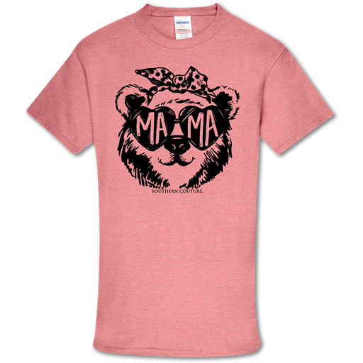 Southern Couture Soft Collection Mama Bear Glasses T-Shirt