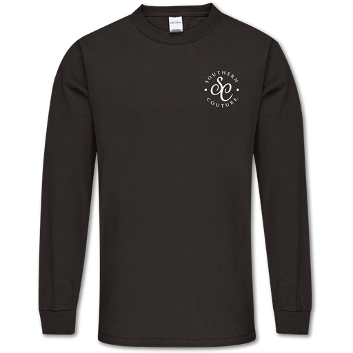 SALE Southern Couture Classic Fall Leopard Truck Long Sleeve T-Shirt