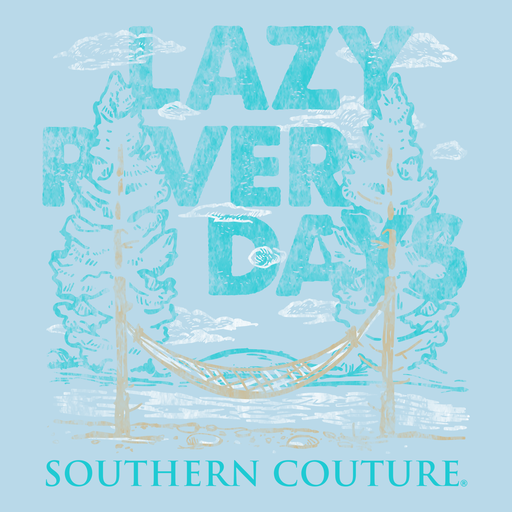 SALE Southern Couture Lazy River Days Comfort Colors T-Shirt