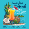 Southern Couture Somewhere On Beach Comfort Colors T-Shirt
