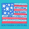 Southern Couture She&#39;s A Good Girl USA Comfort Colors T-Shirt