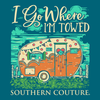Southern Couture Classic Where I&#39;m Towed Camper T-Shirt